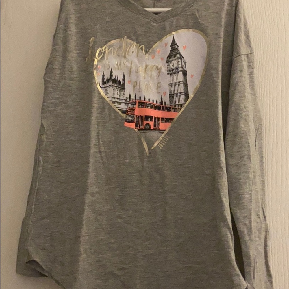 girls justice london tee